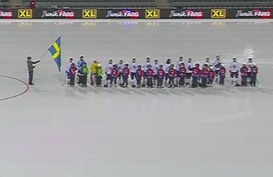 bandy på isen