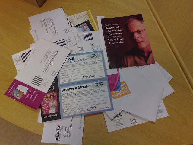 Skräpmail i verkligheten