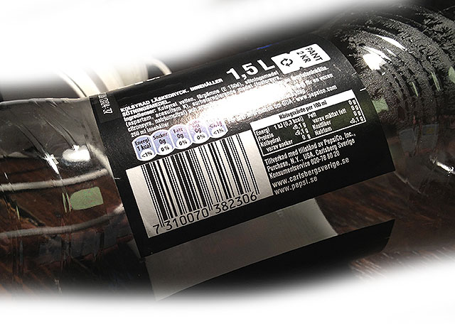 The barcode and I doing recycling