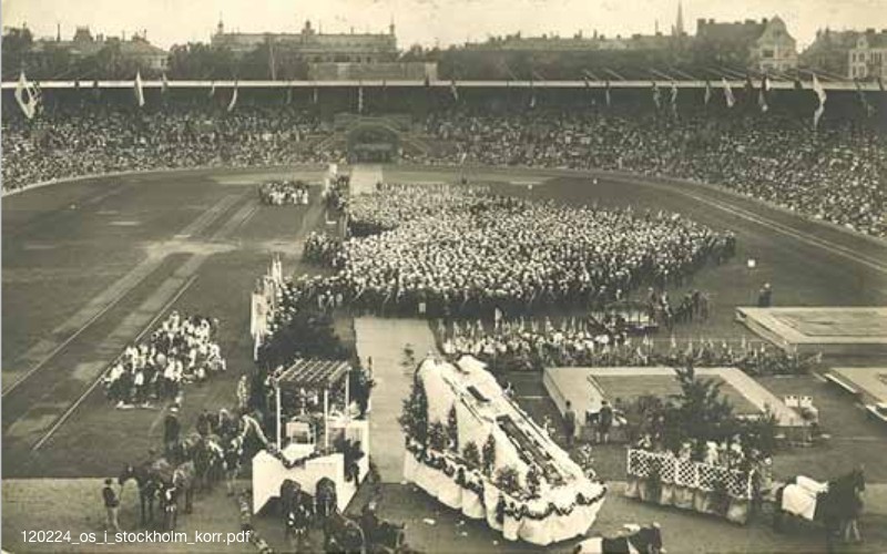 Olympiaden 1912 var inte bara liktydigt med tävlingar.