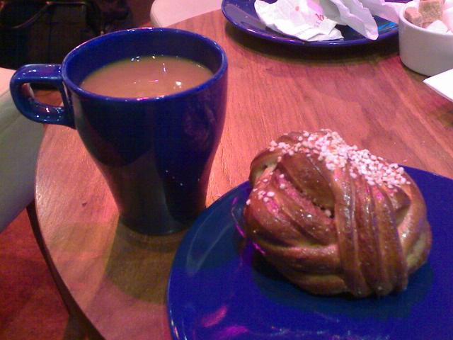 kaffe och bulle