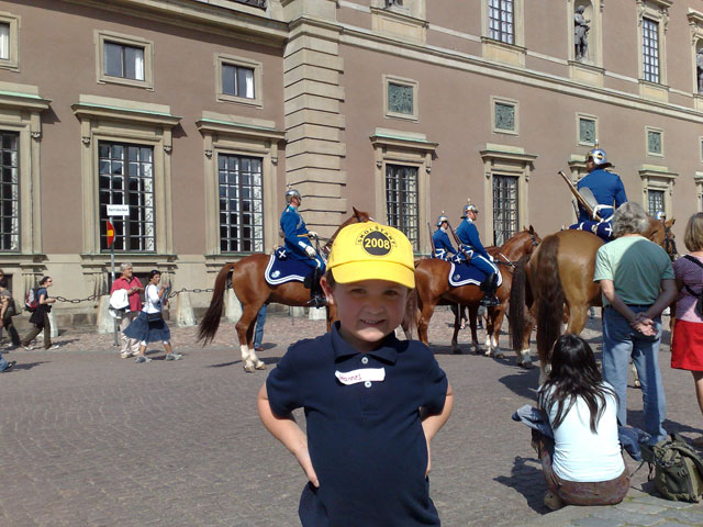 Hannes och vaktparaden