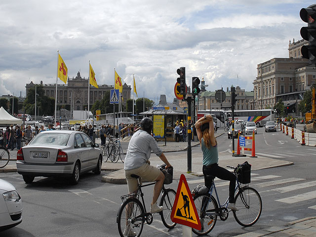 Operan och riksdagshuset