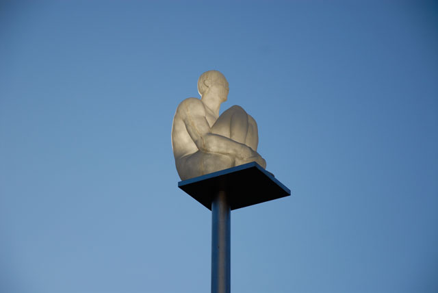 vita gubbar, statyer, Nice