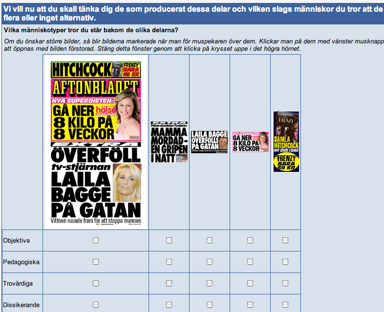 Aftonbladet test
