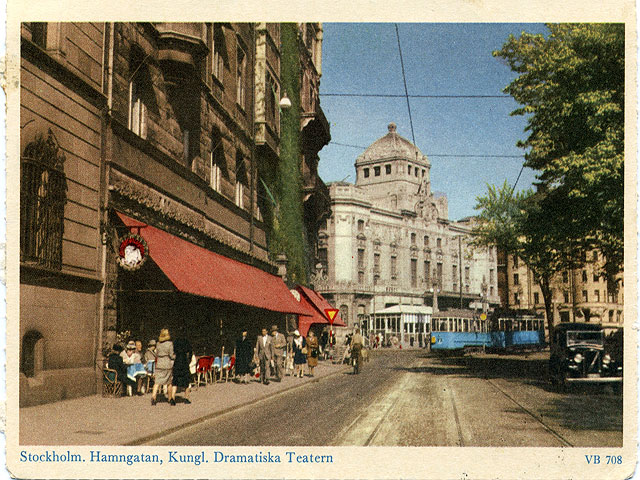 Spårvagn vid Dramaten